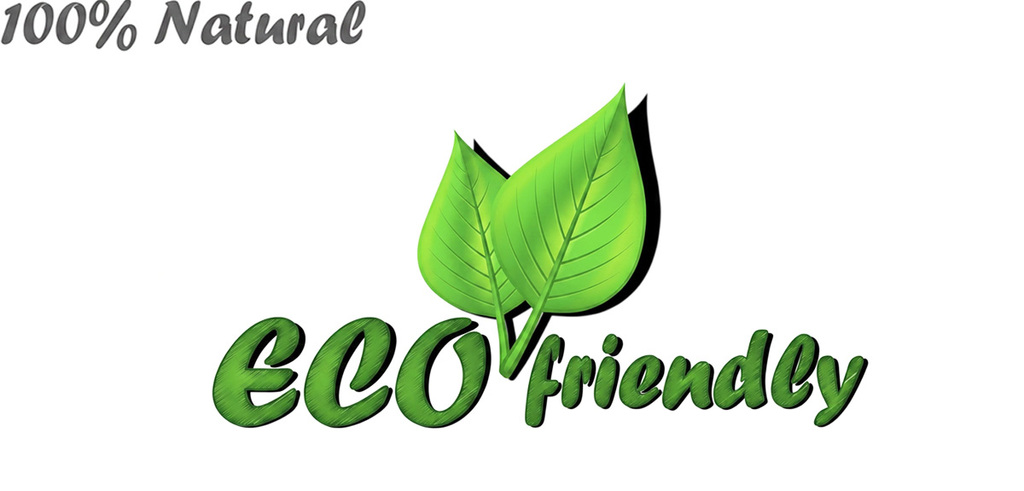 Zeichen für Leder, das "eco friendly" ist.