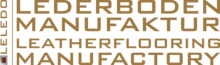 Logo der Lederboden Manufaktur in Deutschland.
